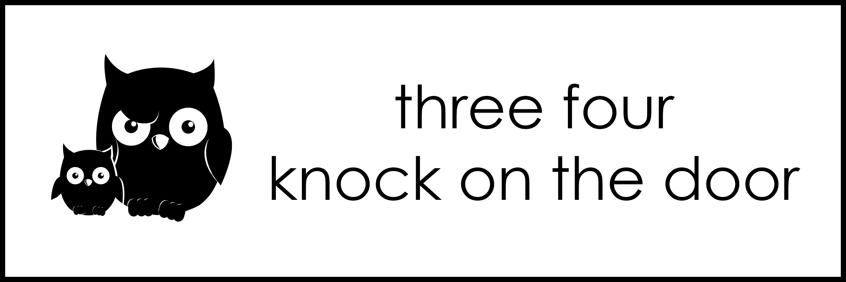 Three Four Knock on the Door