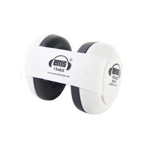 White Ems for Bubs Baby Earmuffs - White