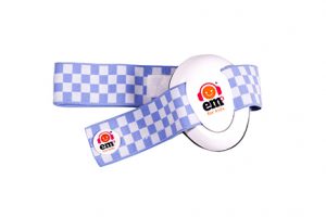 Ems for Kids Baby Earmuffs - Blue:White UnFolded
