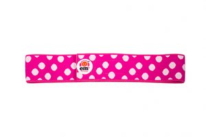 Ems for Kids Baby Earmuffs - Pink:White Headband