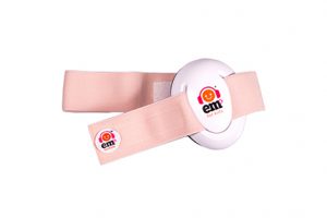 Ems for Kids Baby Earmuffs - Coral on White 2